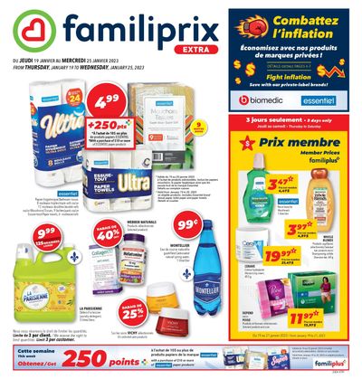 Familiprix Extra Flyer January 19 to 25