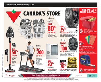 Canadian Tire (Atlantic) Flyer January 20 to 26 Canadian Tire (Atlantic) Flyer January 20 to 26