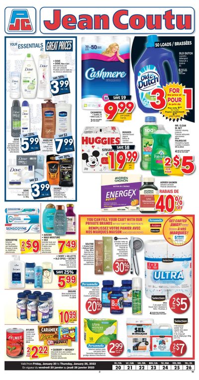 Jean Coutu (NB) Flyer January 20 to 26