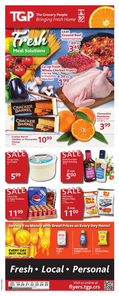 TGP The Grocery People Flyer January 19 to 25