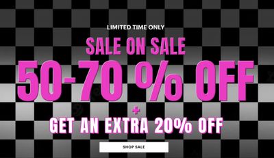 Ardene Canada Sale on Sale: Save 50% – 70% OFF & Extra 20% OFF Many Styles