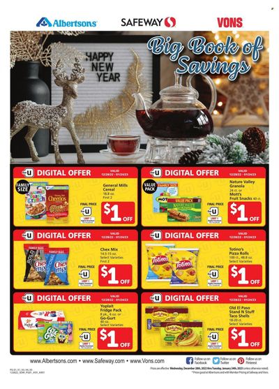 Vons (NV) Weekly Ad Flyer Specials December 28 to January 24, 2023