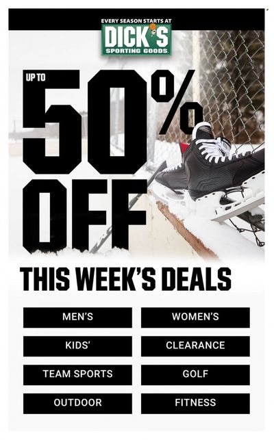 DICK'S Weekly Ad Flyer Specials January 15 to January 21, 2023
