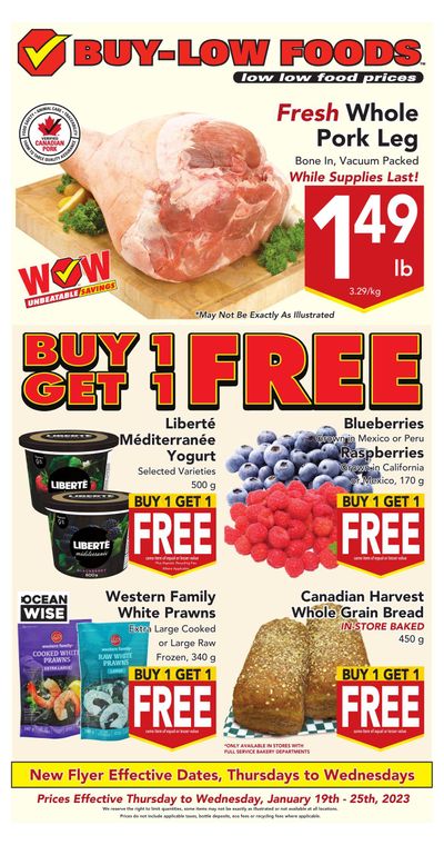 Buy-Low Foods Flyer January 19 to 25