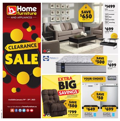 Home Furniture (Atlantic) Flyer January 19 to 29