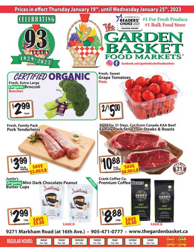 The Garden Basket Flyer January 19 to 25