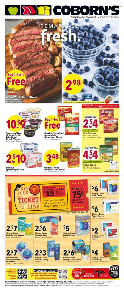 Coborn's (MN, SD) Weekly Ad Flyer Specials January 15 to January 21, 2023