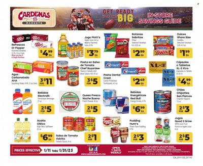 Cardenas (CA, NV) Weekly Ad Flyer Specials January 11 to January 31, 2023