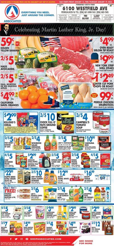 Associated Supermarkets (NY) Weekly Ad Flyer Specials January 13 to January 19, 2023