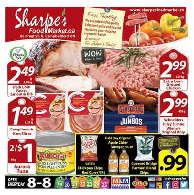 Sharpe's Food Market Flyer January 19 to 25