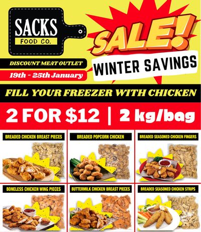 Sacks Food Co. Flyer January 19 to 25