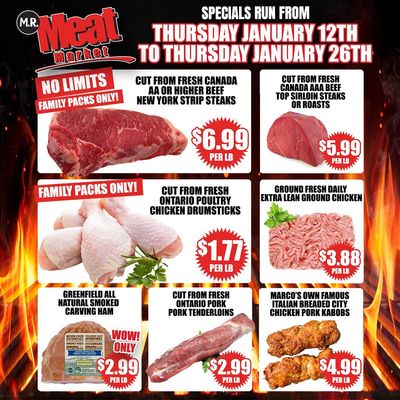M.R. Meat Market Flyer January 19 to 26