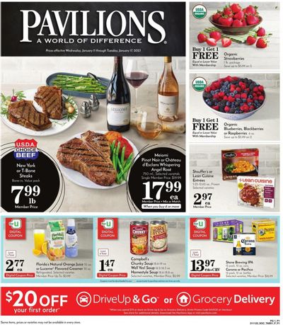 Pavilions (CA) Weekly Ad Flyer Specials January 11 to January 17, 2023