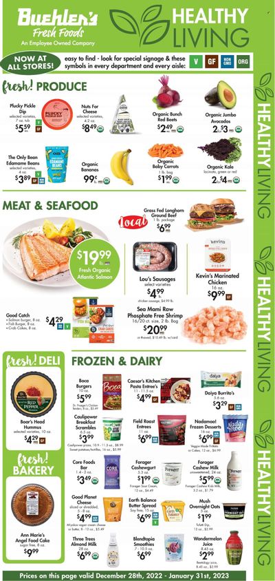 Buehler's (OH) Weekly Ad Flyer Specials December 28 to January 31, 2023