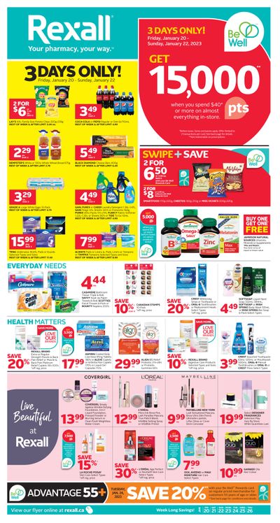Rexall (ON) Flyer January 20 to 26