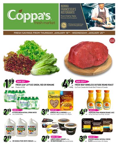Coppa's Fresh Market Flyer January 19 to 25