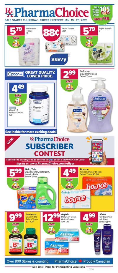 PharmaChoice (BC, AB, SK & MB) Flyer January 19 to 25
