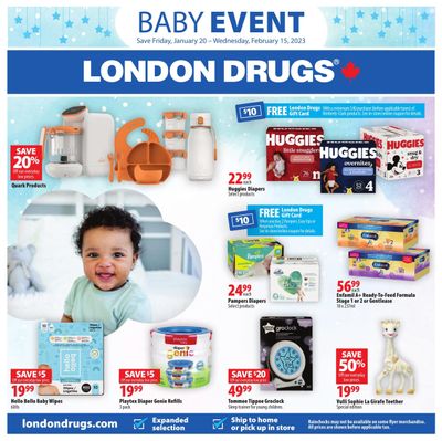 London Drugs Baby Event Flyer January 20 to February 15