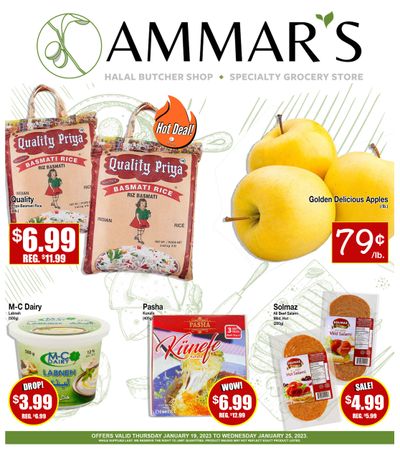 Ammar's Halal Meats Flyer January 19 to 25