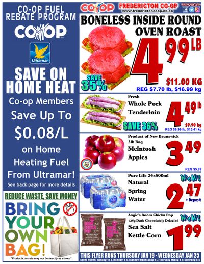 Fredericton Co-op Flyer January 19 to 25