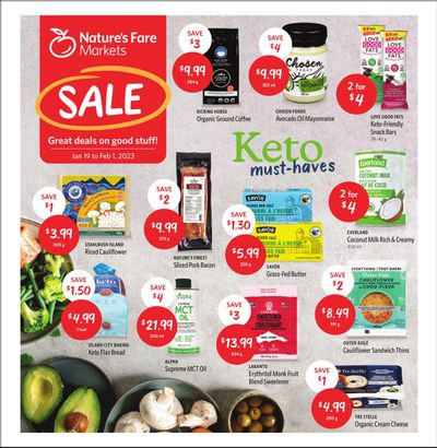 Nature's Fare Markets Flyer January 19 to February 1