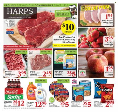 Harps Hometown Fresh (AR) Weekly Ad Flyer Specials January 11 to January 17, 2023