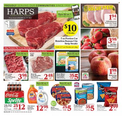 Harps Hometown Fresh (AR) Weekly Ad Flyer Specials January 11 to January 17, 2023