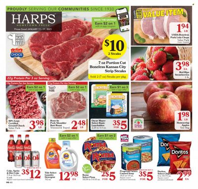 Harps Hometown Fresh (MO) Weekly Ad Flyer Specials January 11 to January 17, 2023
