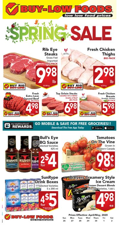 Buy-Low Foods Flyer April 26 to May 2