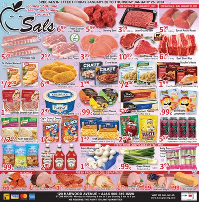 Sal's Grocery Flyer January 20 to 26