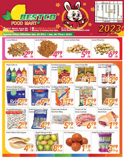 BestCo Food Mart (Etobicoke) Flyer January 20 to 26
