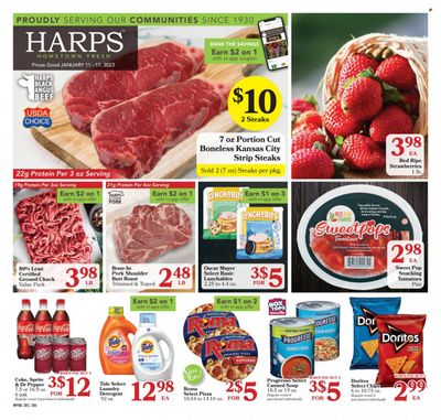 Harps Hometown Fresh (OK) Weekly Ad Flyer Specials January 11 to January 17, 2023