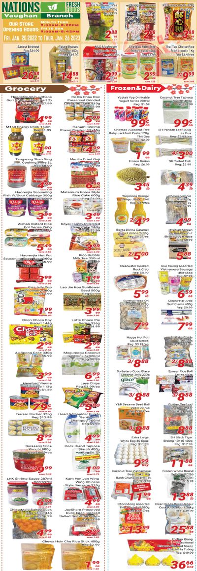 Nations Fresh Foods (Vaughan) Flyer January 20 to 26