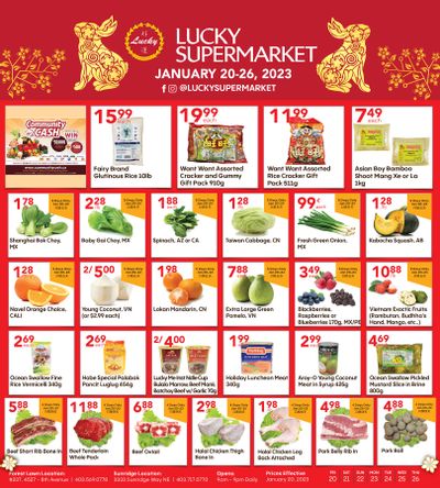 Lucky Supermarket (Calgary) Flyer January 20 to 26