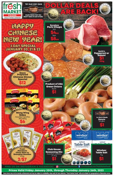 Fresh Market Foods Flyer January 20 to 26