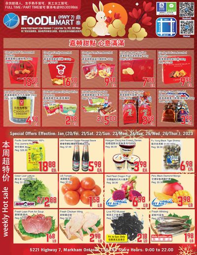 FoodyMart (HWY7) Flyer January 20 to 26