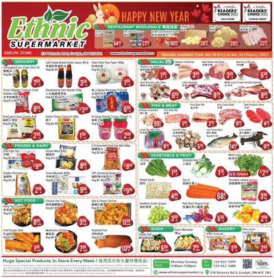 Ethnic Supermarket (Guelph) Flyer January 20 to 26