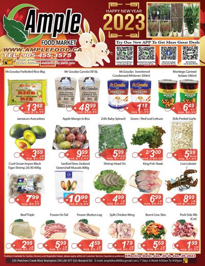Ample Food Market (Brampton) Flyer January 20 to 26