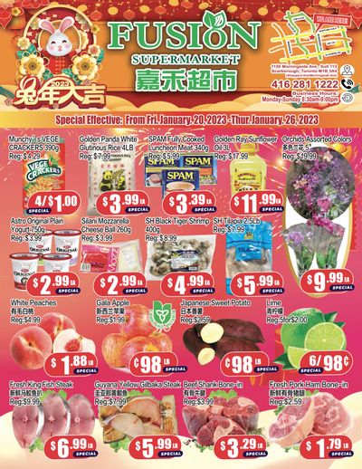 Fusion Supermarket Flyer January 20 to 26