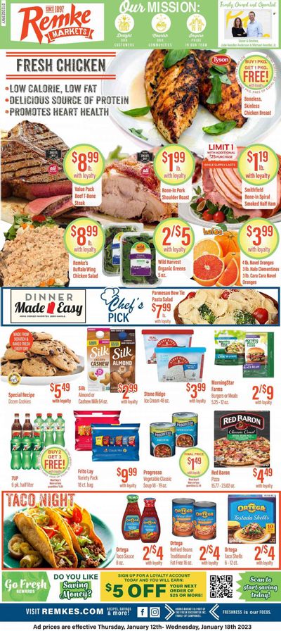 Remke (KY) Weekly Ad Flyer Specials January 12 to January 18, 2023