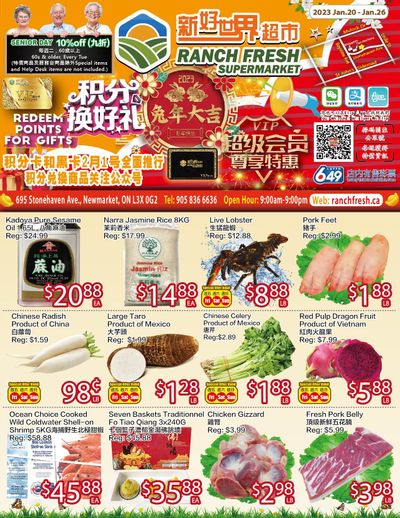 Ranch Fresh Supermarket Flyer January 20 to 26
