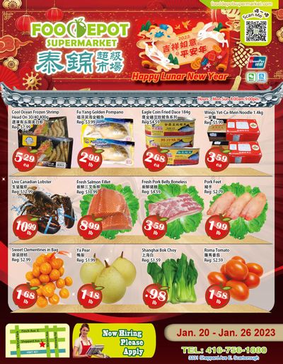 Food Depot Supermarket Flyer January 20 to 26
