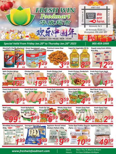Fresh Win Foodmart Flyer January 20 to 26