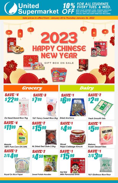 United Supermarket Flyer January 20 to 26