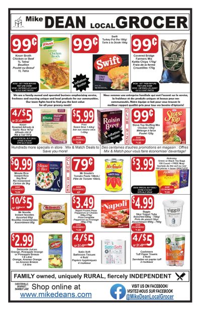 Mike Dean Local Grocer Flyer January 20 to 26