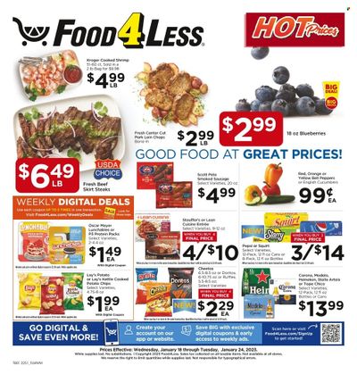 Food 4 Less (IL) Weekly Ad Flyer Specials January 18 to January 24, 2023
