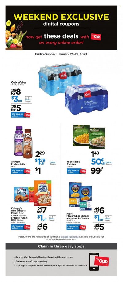Cub Foods (MN) Weekly Ad Flyer Specials January 20 to January 22, 2023