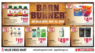 Value Drug Mart Barn Burner Flyer April 26 to May 23