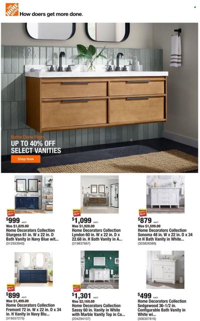 The Home Depot Weekly Ad Flyer Specials January 19 to January 26, 2023