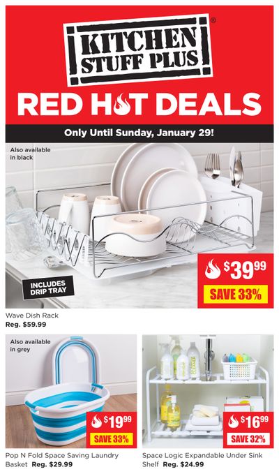 Kitchen Stuff Plus Red Hot Deals Flyer January 23 to 29